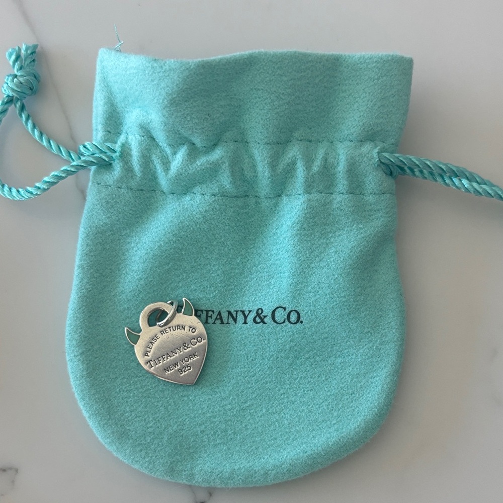 Tiffany & Co. Silver Heart Tag Devil